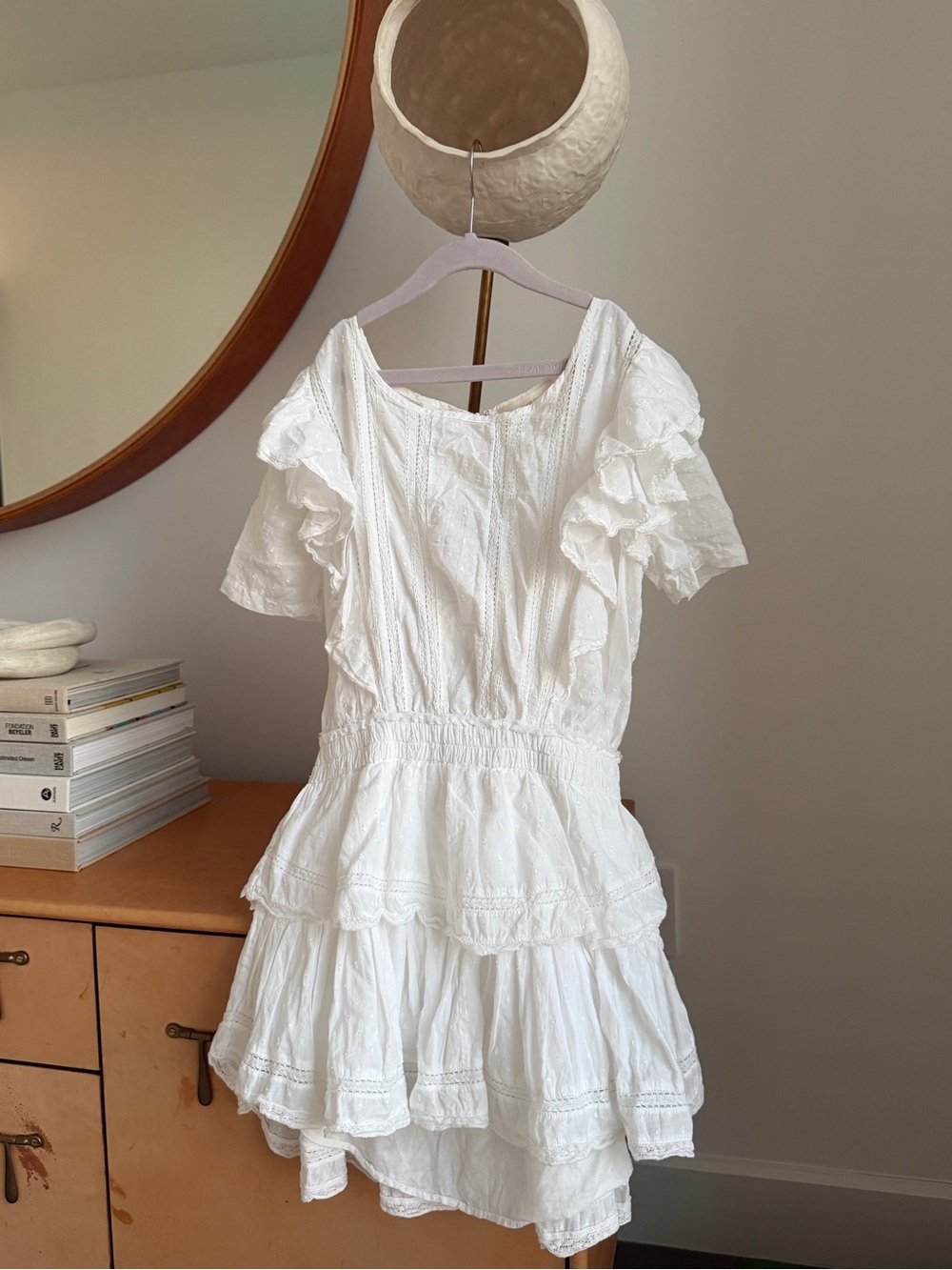 LoveShackFancy White Dress. Size P